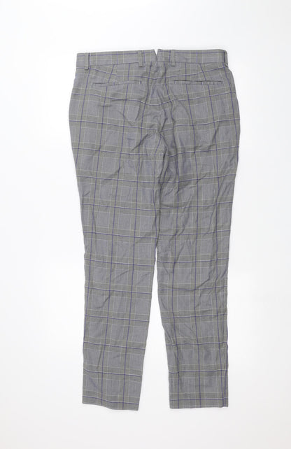 Womens UK Size 32 in Preworn Regular Fit  Grey Trousers
