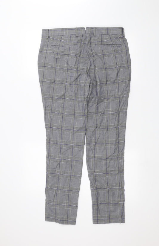 Womens UK Size 32 in Preworn Regular Fit  Grey Trousers