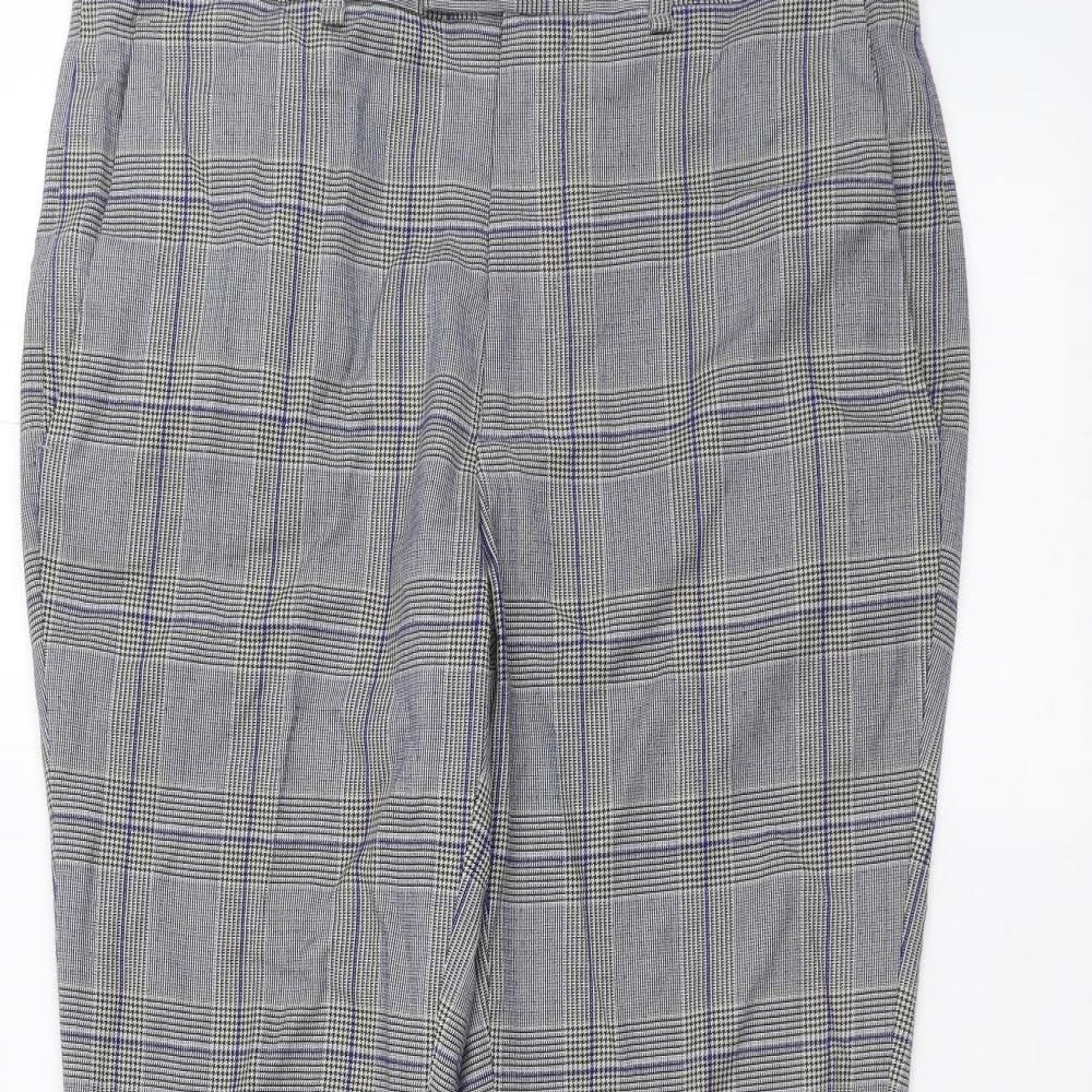 Womens UK Size 32 in Preworn Regular Fit  Grey Trousers