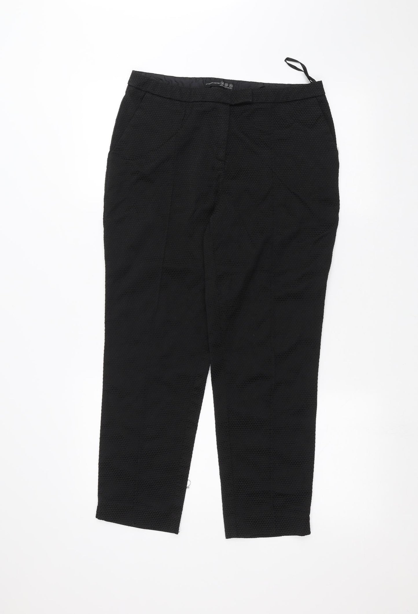 Womens UK Size 10 Atmosphere Regular Fit  Black Trousers