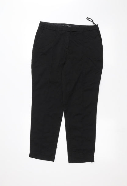 Womens UK Size 10 Atmosphere Regular Fit  Black Trousers