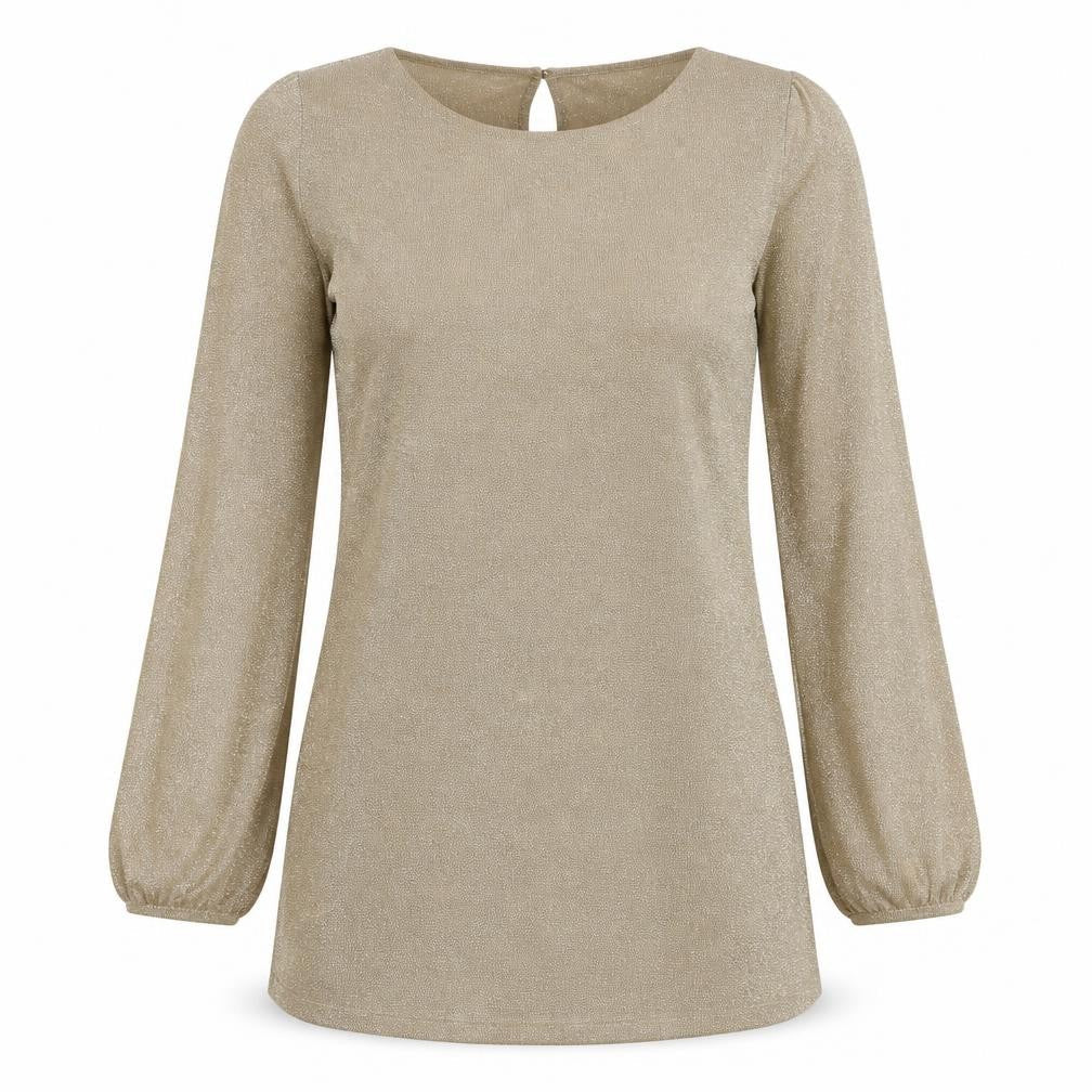 Womens UK Size S Oasis Gold Basic T-Shirt