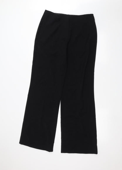 Womens UK Size 12 Per Una Regular Fit  Black Trousers