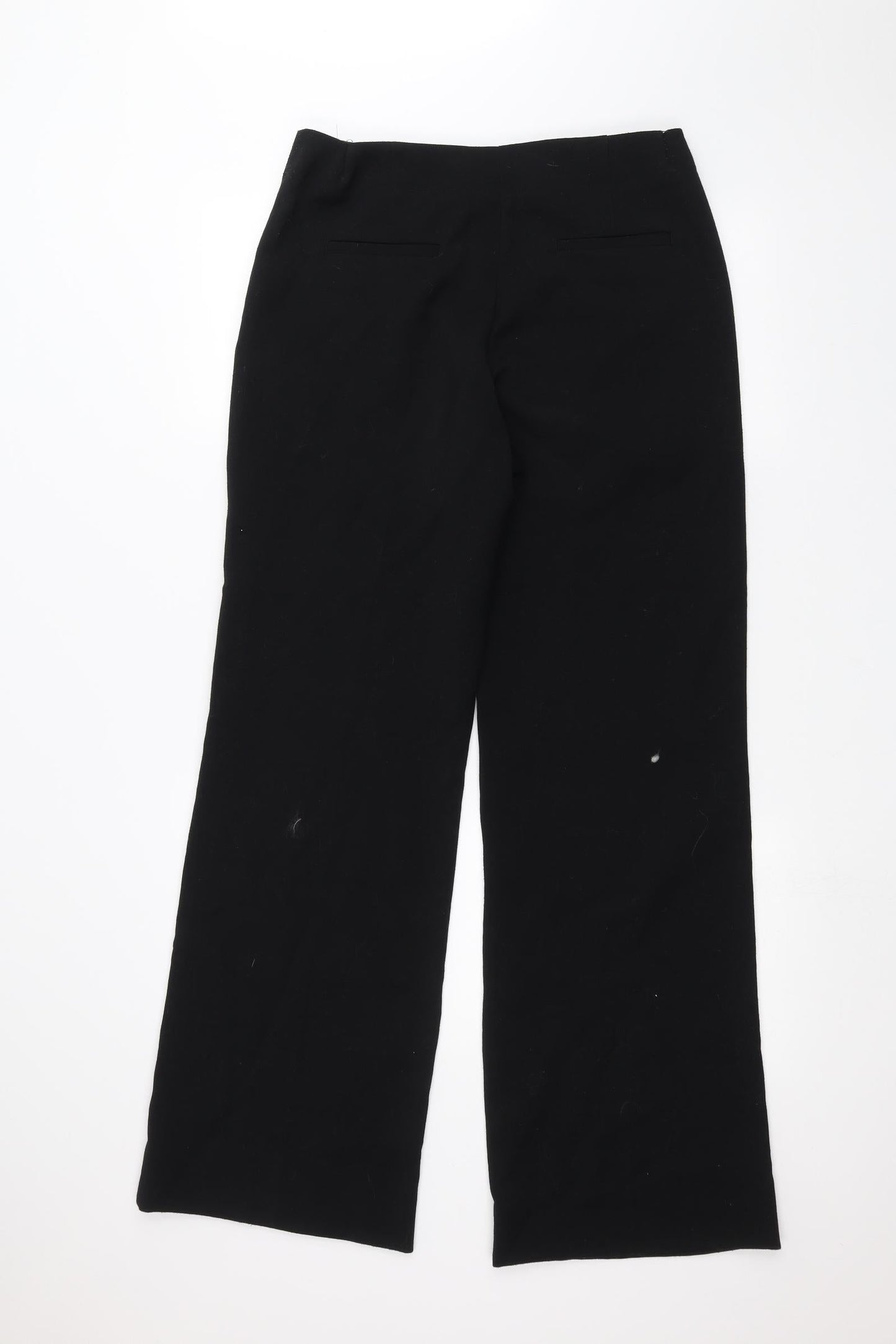 Womens UK Size 12 Per Una Regular Fit  Black Trousers