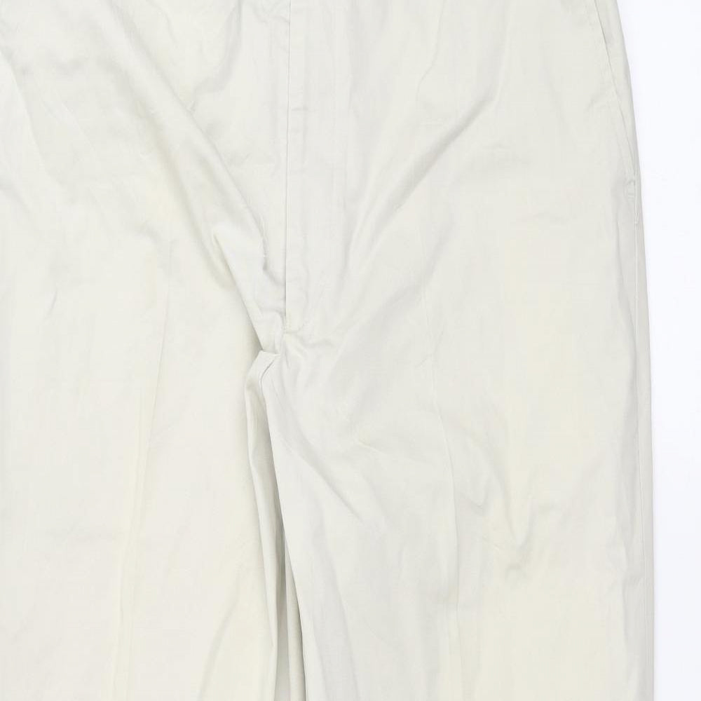 Womens UK Size 36 in Marks and Spencer Regular Fit Straight White Jeans