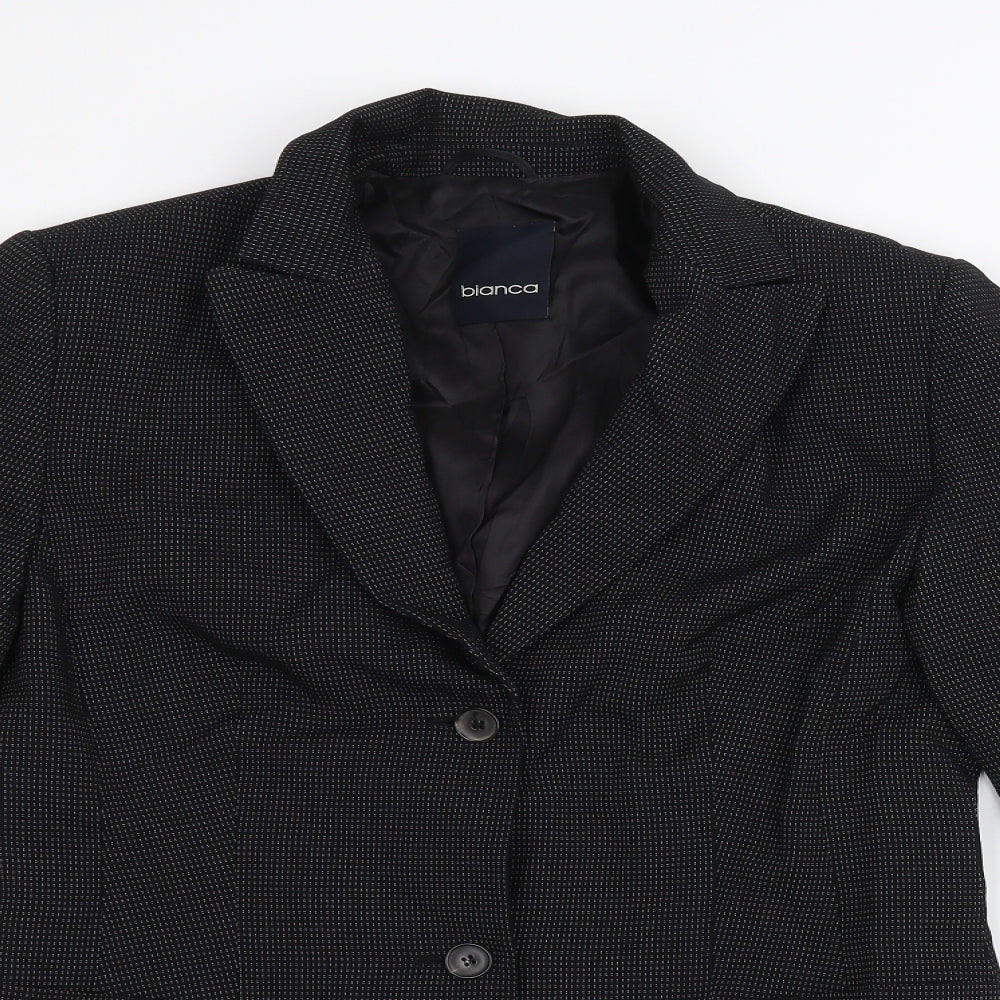 Womens UK Size 12 Bianca Black Jacket