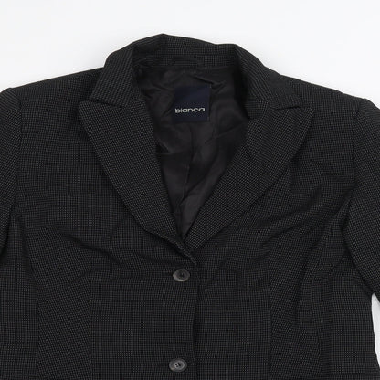 Womens UK Size 12 Bianca Black Jacket