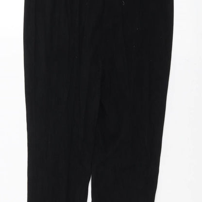 NEXT Womens Black   Trousers  Size 10 L25 in