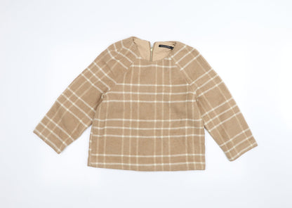Womens UK Size 10 Monoprix Brown Pullover Jumper