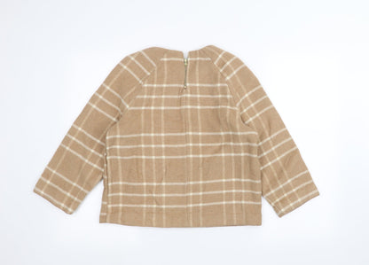Womens UK Size 10 Monoprix Brown Pullover Jumper