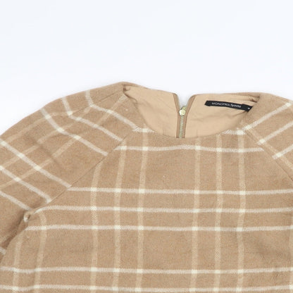Womens UK Size 10 Monoprix Brown Pullover Jumper
