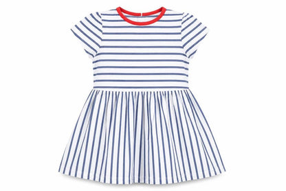 George Girls Multicoloured Striped  A-Line  Size 12-18 Months