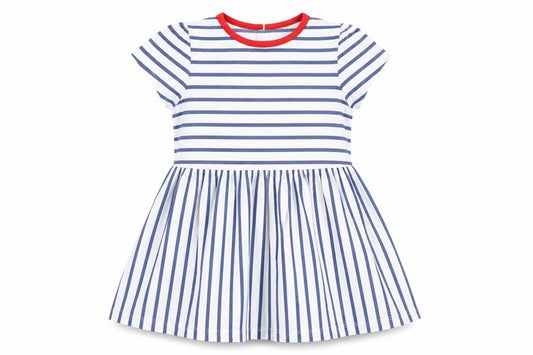 George Girls Multicoloured Striped  A-Line  Size 12-18 Months