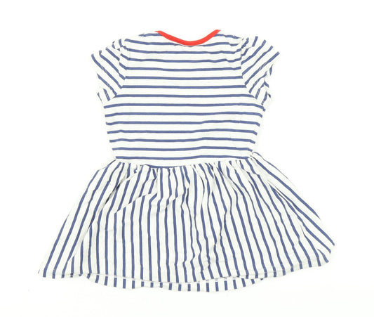 George Girls Multicoloured Striped  A-Line  Size 12-18 Months
