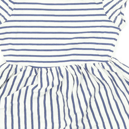 George Girls Multicoloured Striped  A-Line  Size 12-18 Months