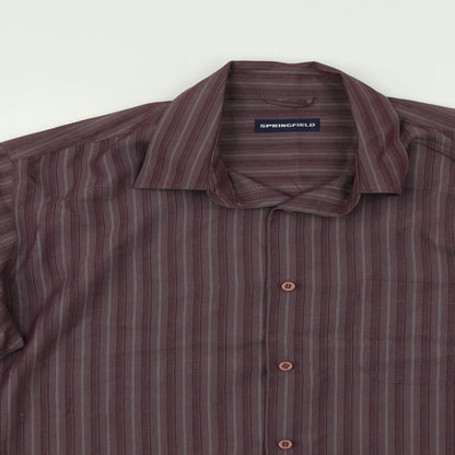 Springfield Mens Multicoloured Striped   Button-Up Size L