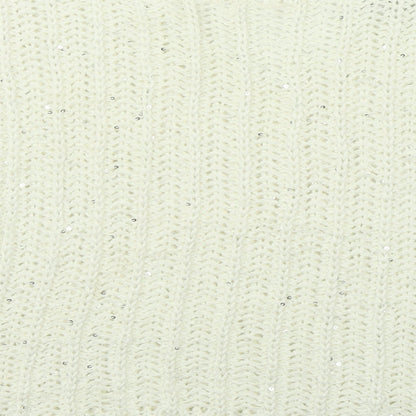 NEXT Womens White   Pullover Jumper Size M