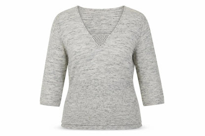 Womens UK Size 8 M&S Grey Pullover Jumper