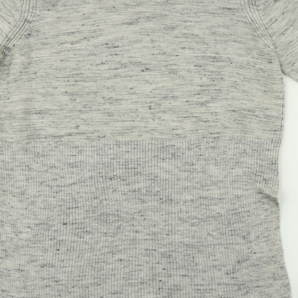 Womens UK Size 8 M&S Grey Pullover Jumper