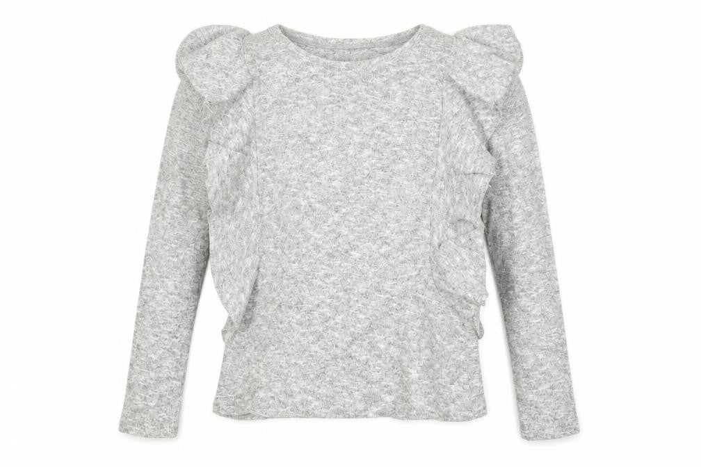 Womens UK Size 12 Peacocks Grey Pullover Jumper
