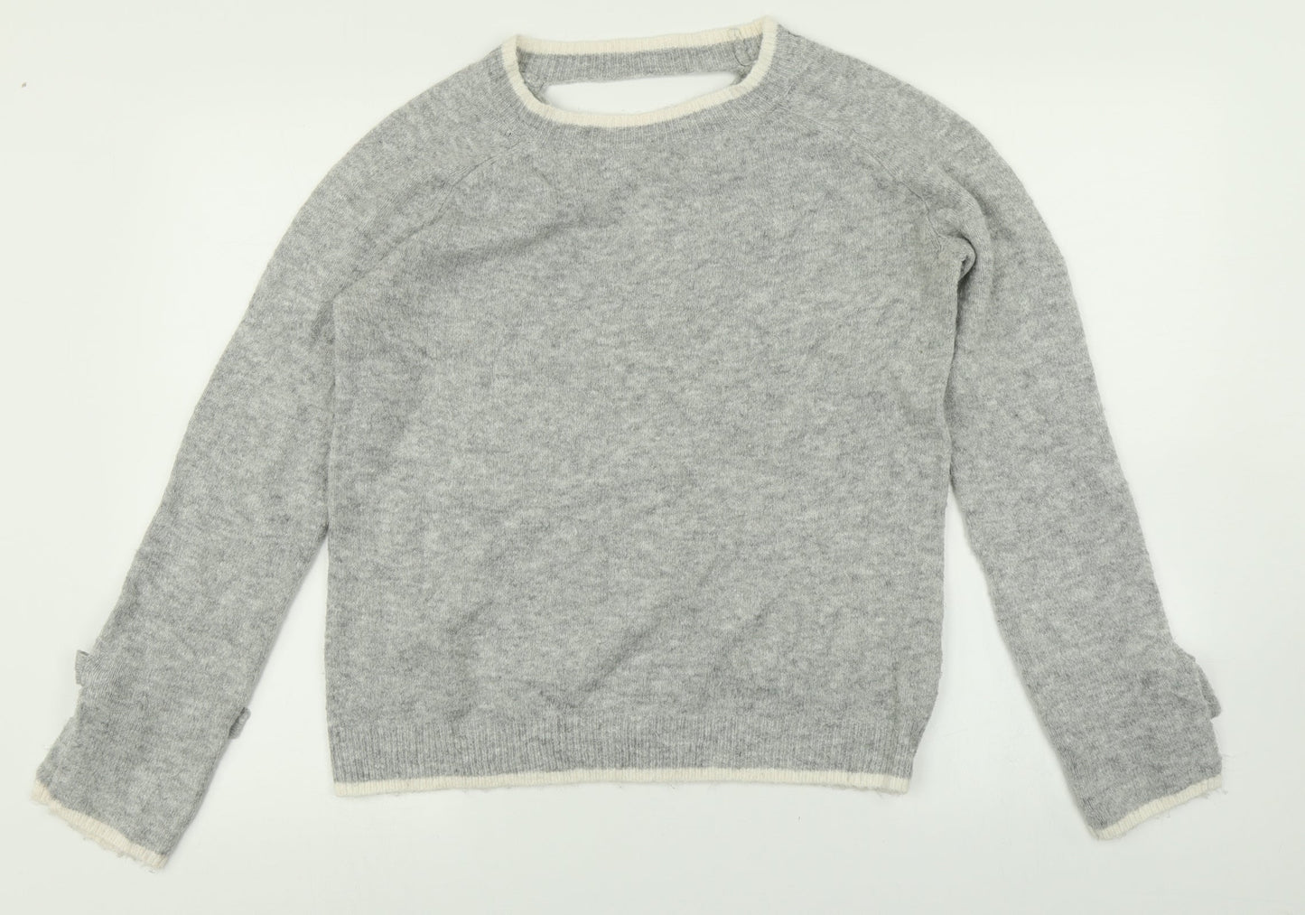 Womens UK Size  Preworn Grey Pullover Jumper