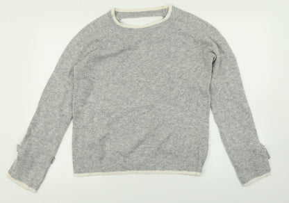 Womens UK Size  Preworn Grey Pullover Jumper