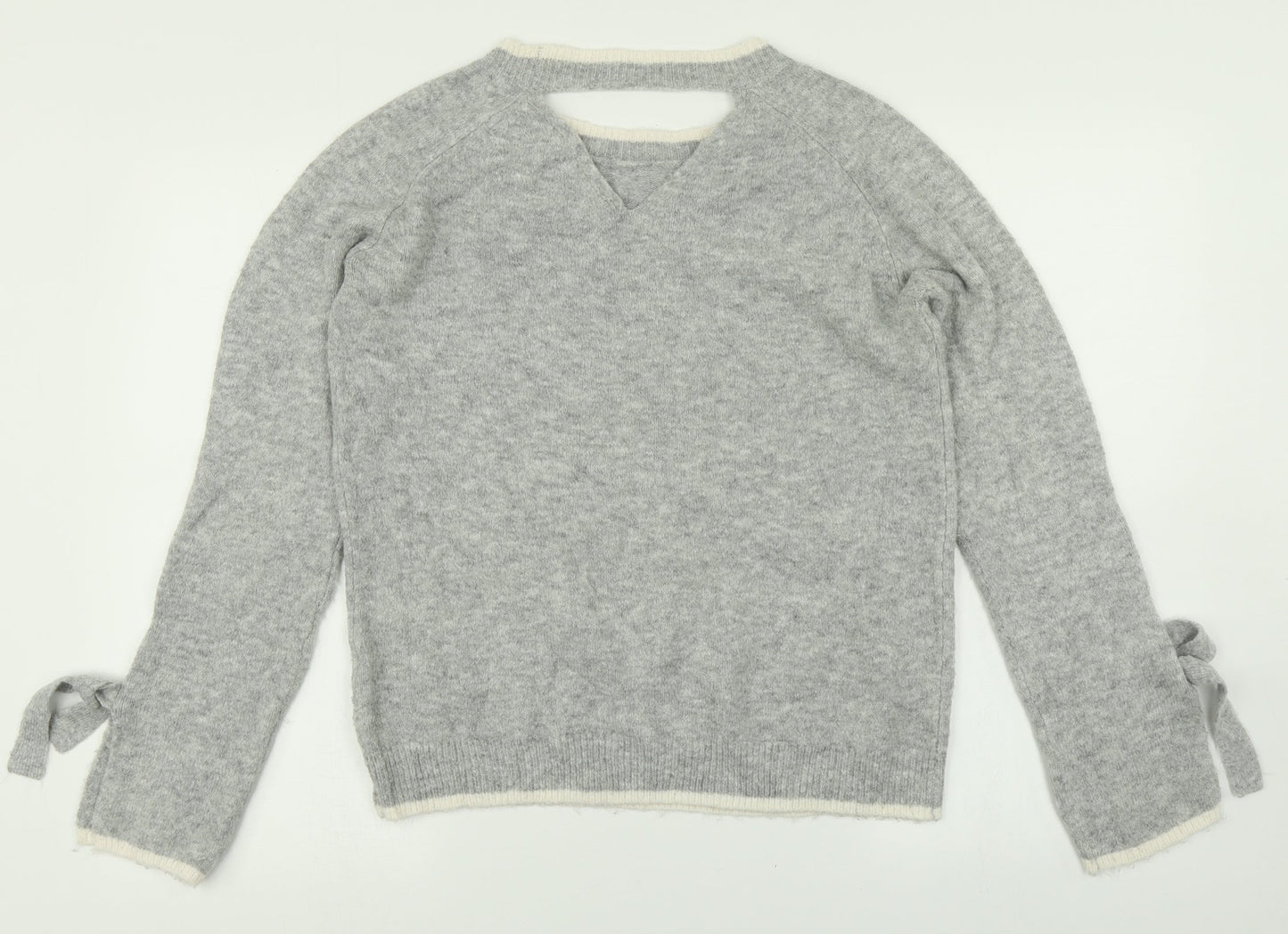 Womens UK Size  Preworn Grey Pullover Jumper