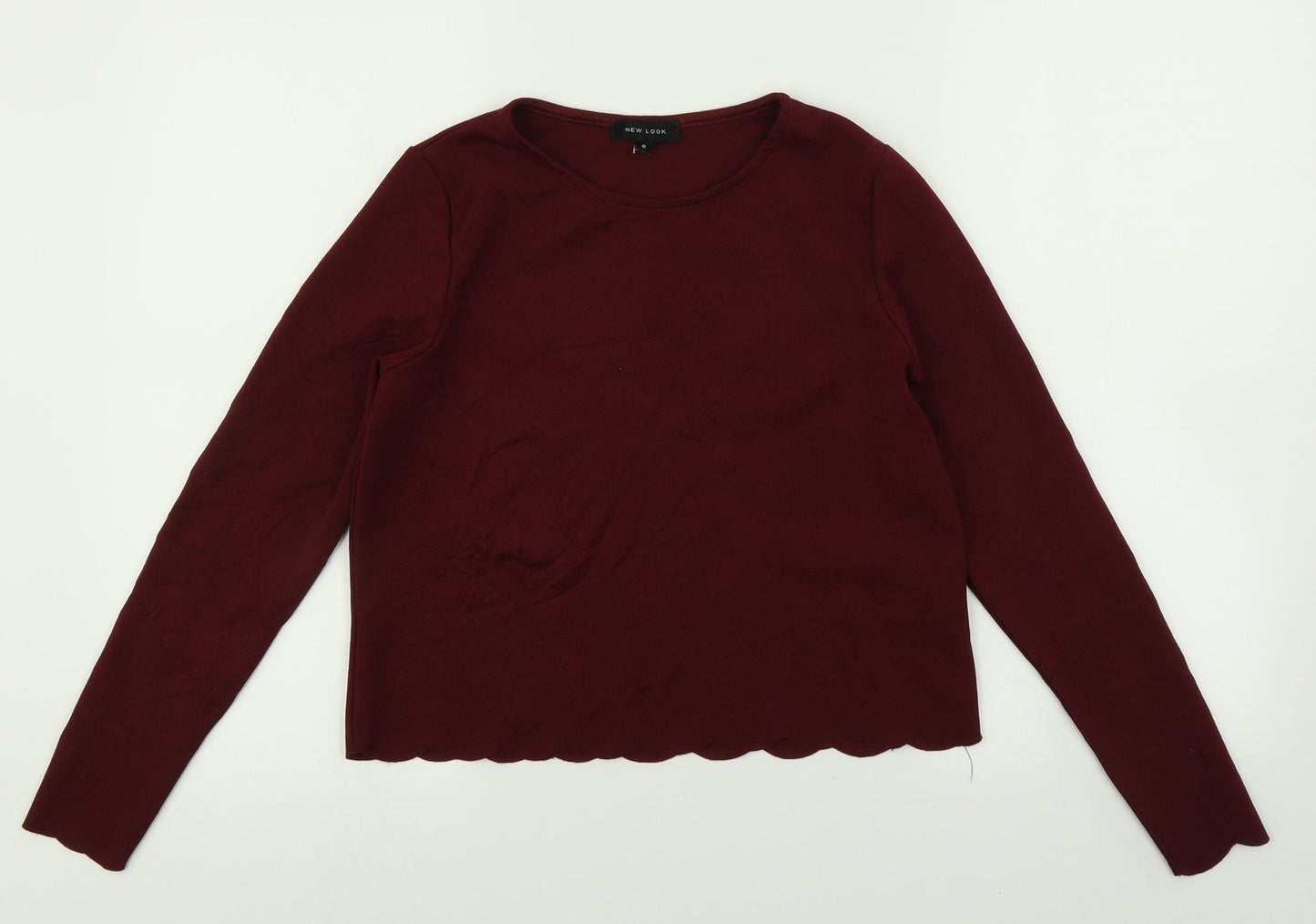 Womens UK Size 8 New Look Red Pullover Jumper