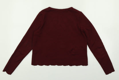 Womens UK Size 8 New Look Red Pullover Jumper
