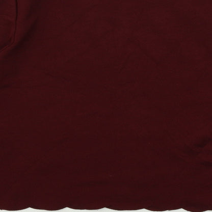Womens UK Size 8 New Look Red Pullover Jumper