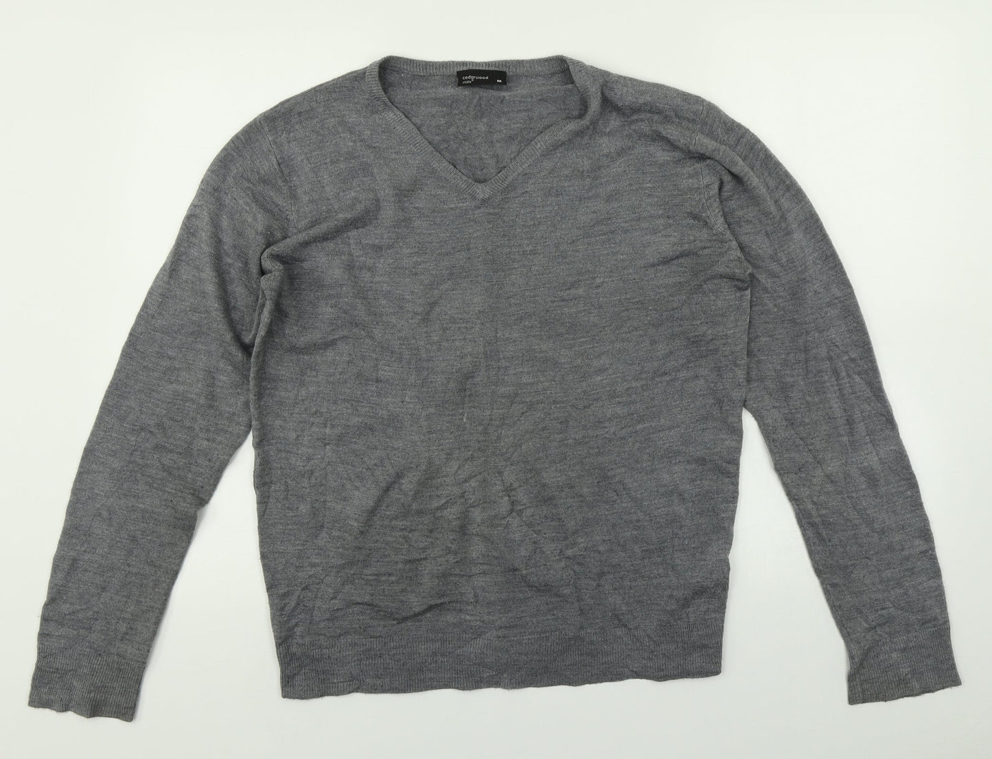Cedar Wood State Mens Grey   Pullover Jumper Size M
