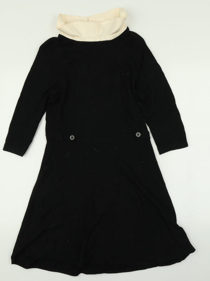 TU Womens Black   A-Line  Size 10