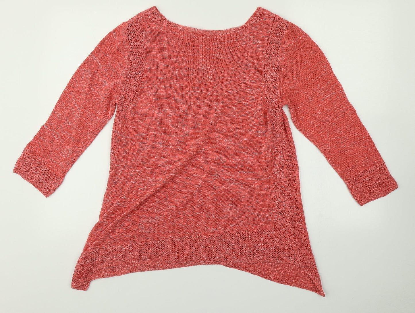 Womens UK Size  Preworn Pink Pullover Jumper