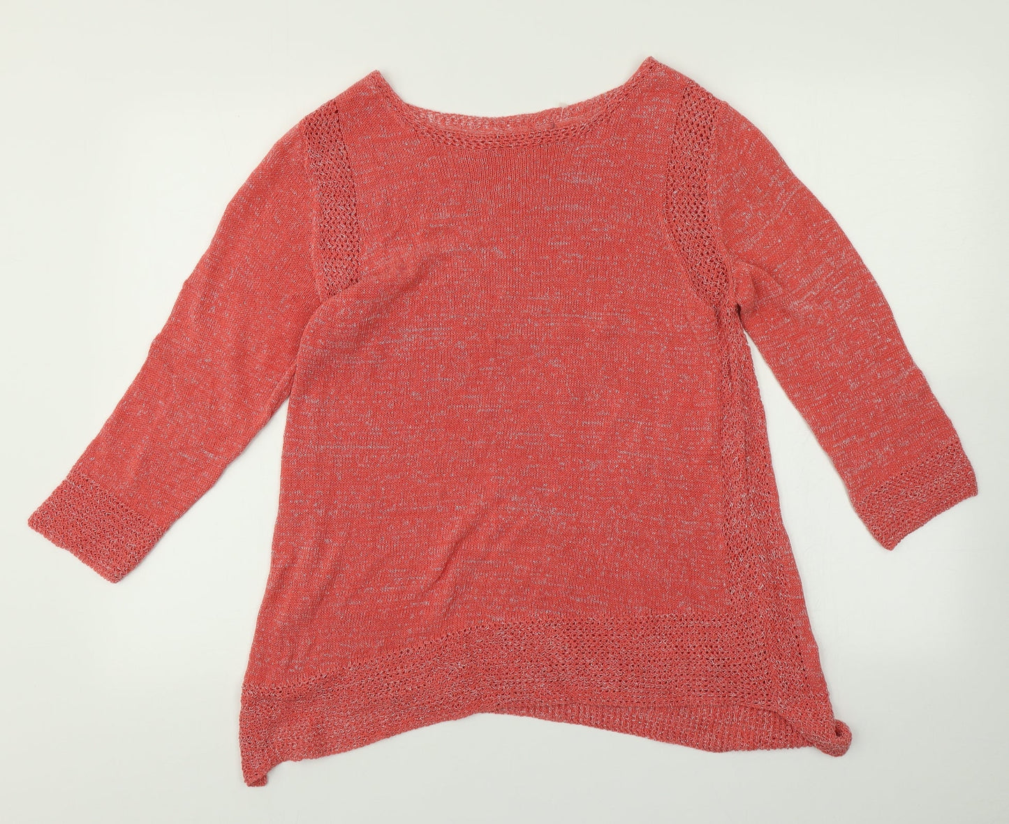 Womens UK Size  Preworn Pink Pullover Jumper