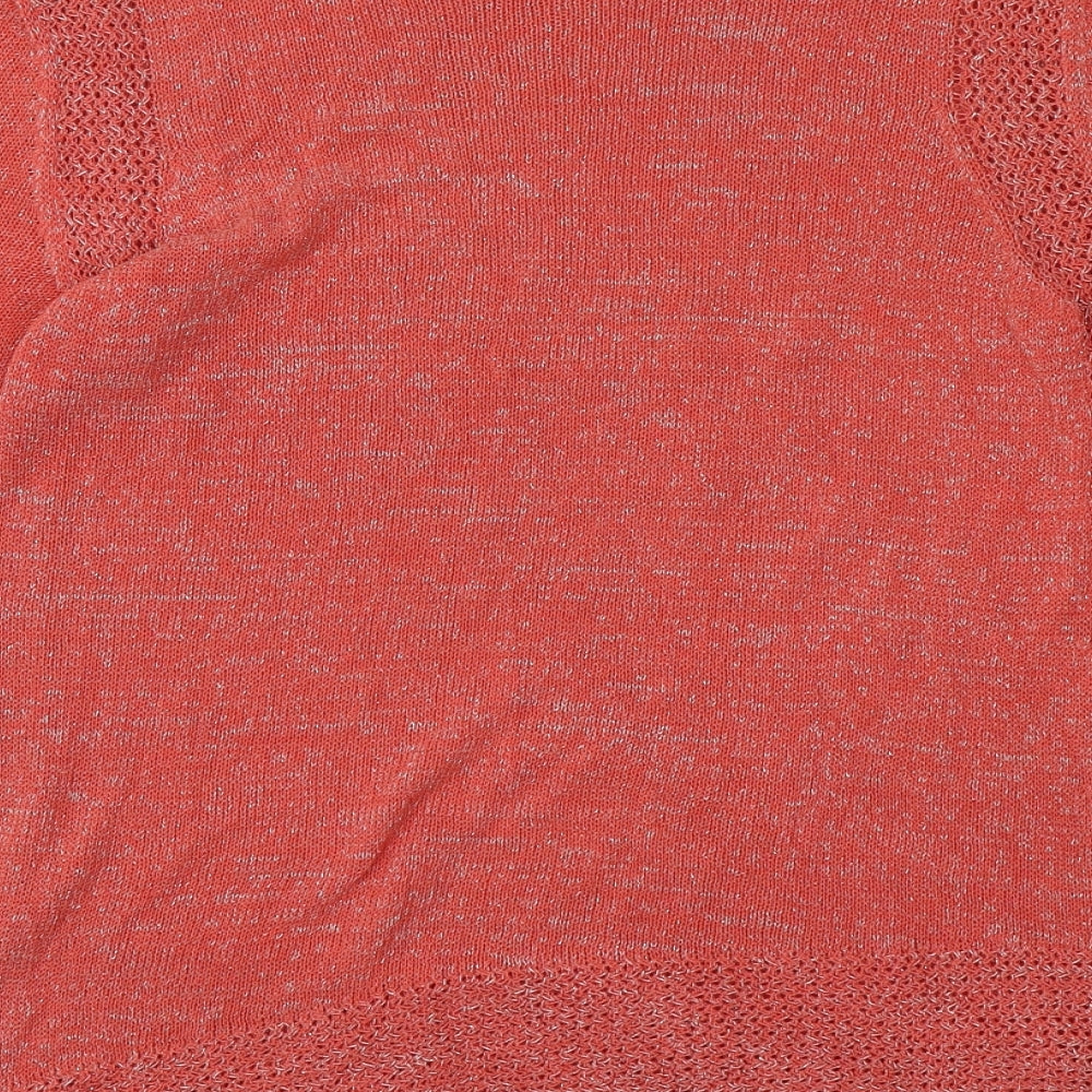 Womens UK Size  Preworn Pink Pullover Jumper