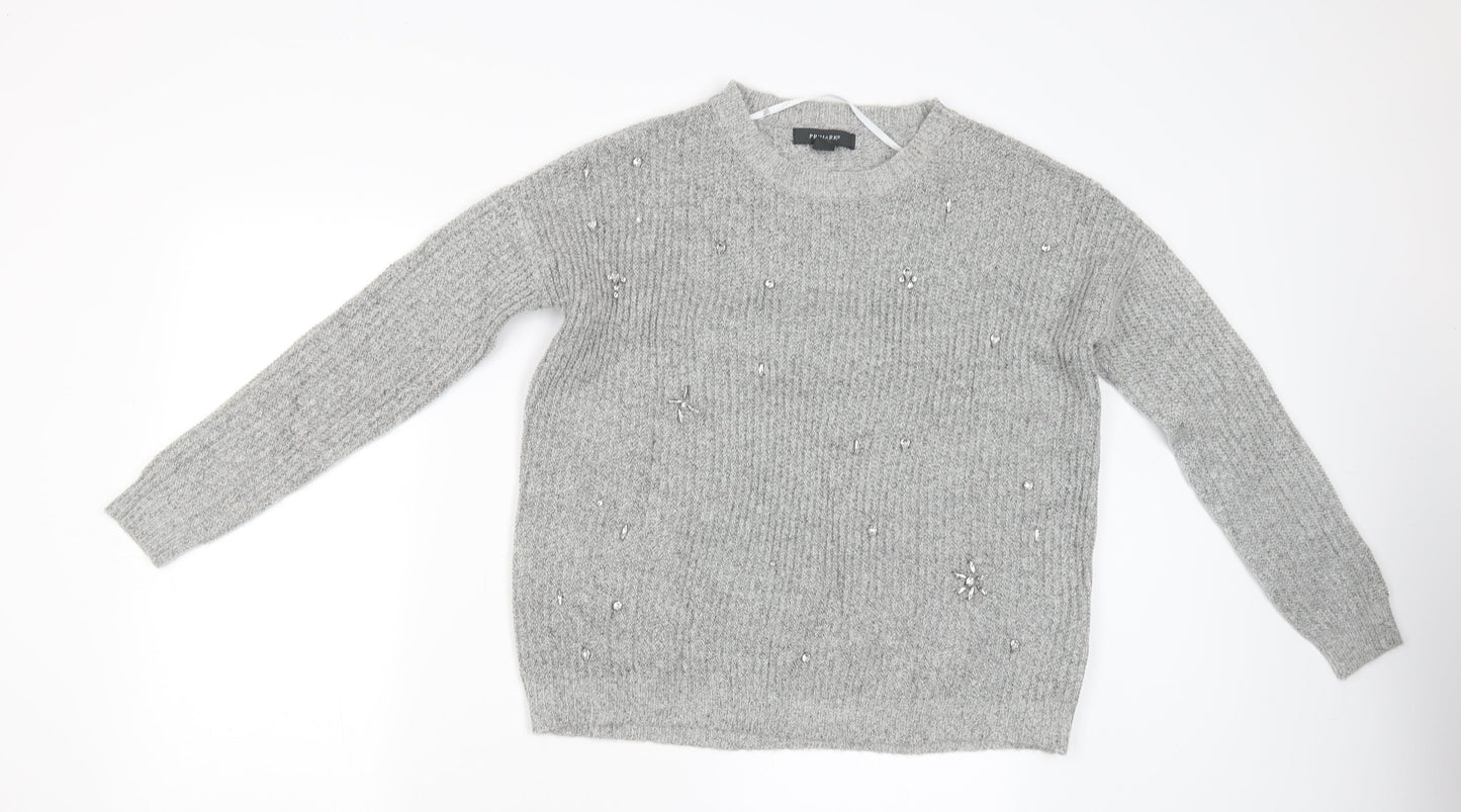 Primark Womens Grey   Pullover Jumper Size XL
