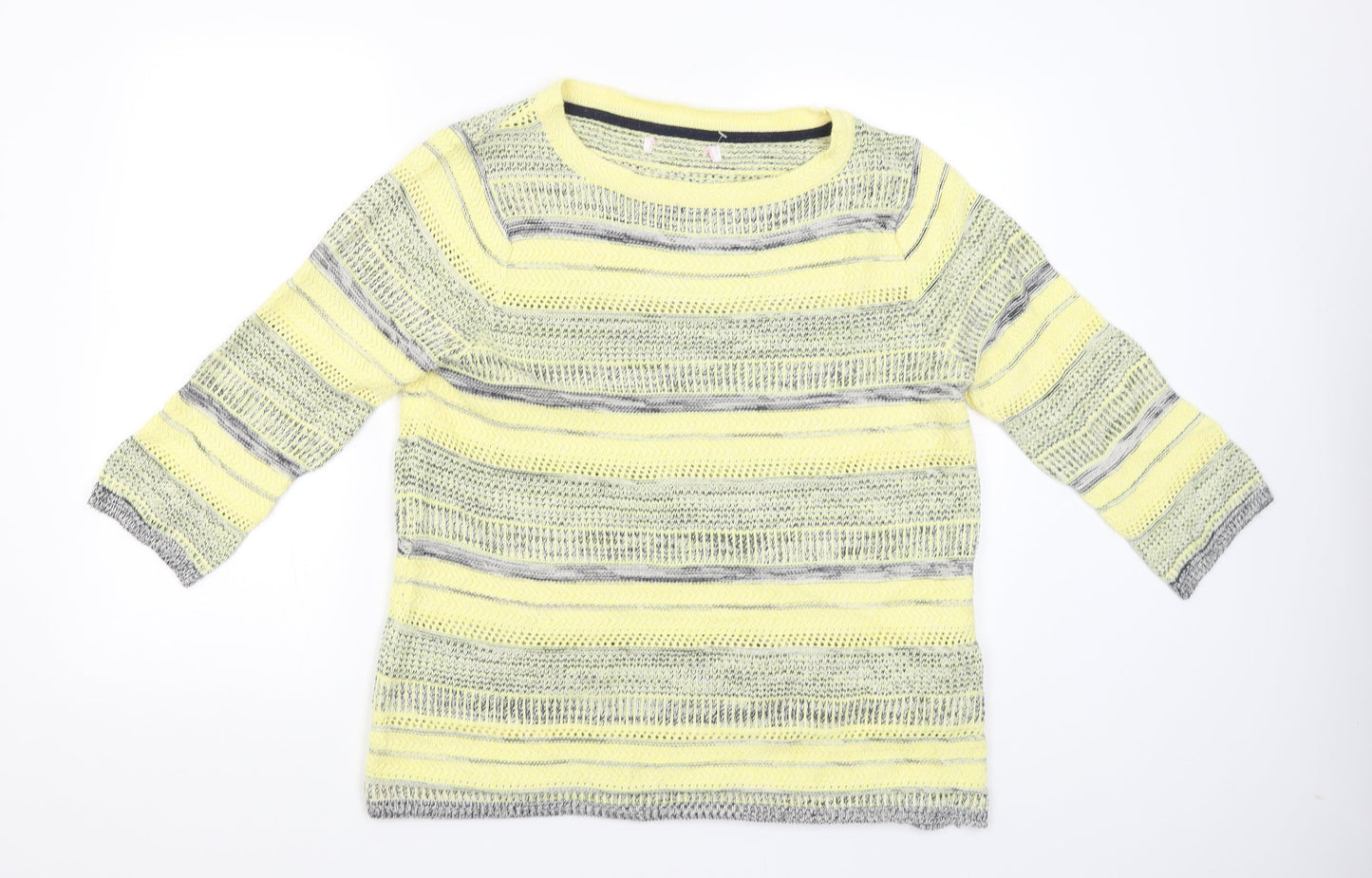 Womens UK Size 16 Julipa Yellow Pullover Jumper