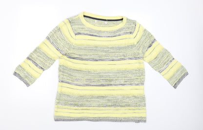 Womens UK Size 16 Julipa Yellow Pullover Jumper