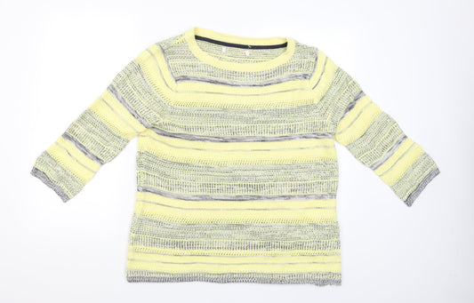 Womens UK Size 16 Julipa Yellow Pullover Jumper