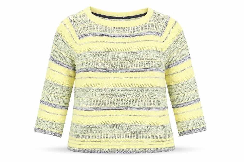 Womens UK Size 16 Julipa Yellow Pullover Jumper
