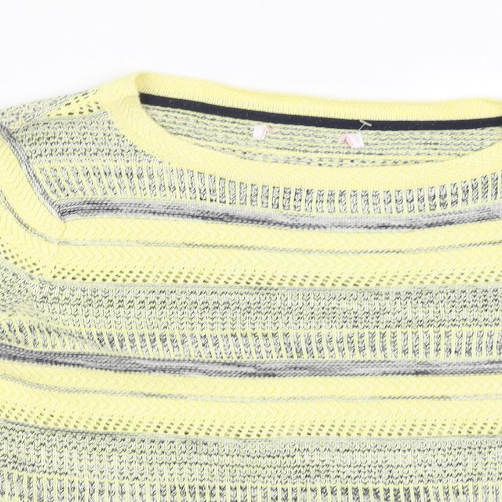 Womens UK Size 16 Julipa Yellow Pullover Jumper