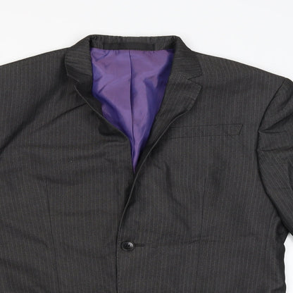 Limited Mens Black   Jacket Suit Jacket Size 36