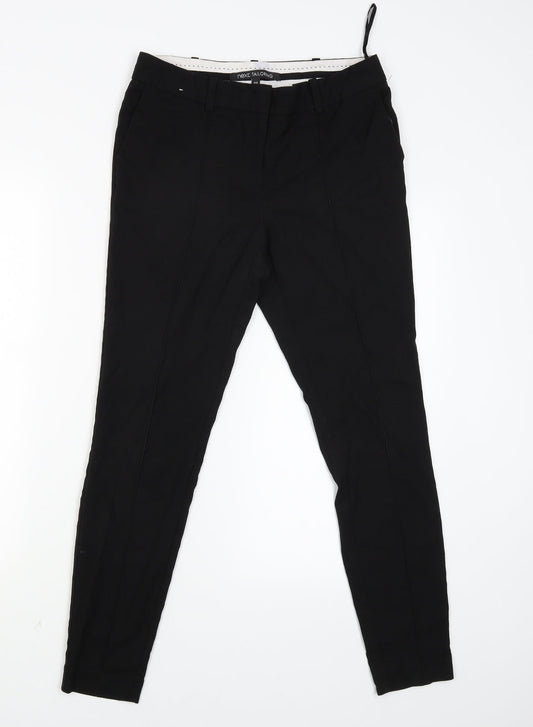 Womens UK Size 8 NEXT Regular Fit  Black Trousers