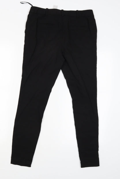 Womens UK Size 8 NEXT Regular Fit  Black Trousers