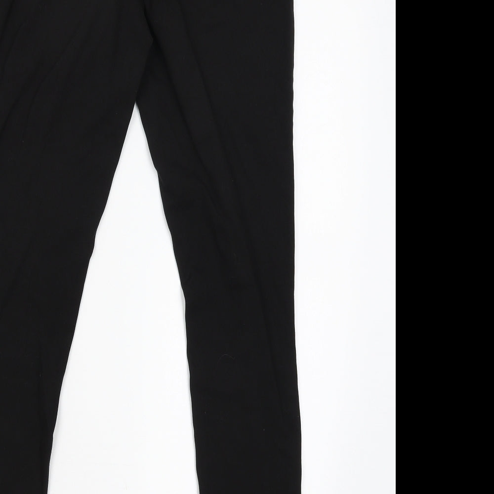 Womens UK Size 8 NEXT Regular Fit  Black Trousers