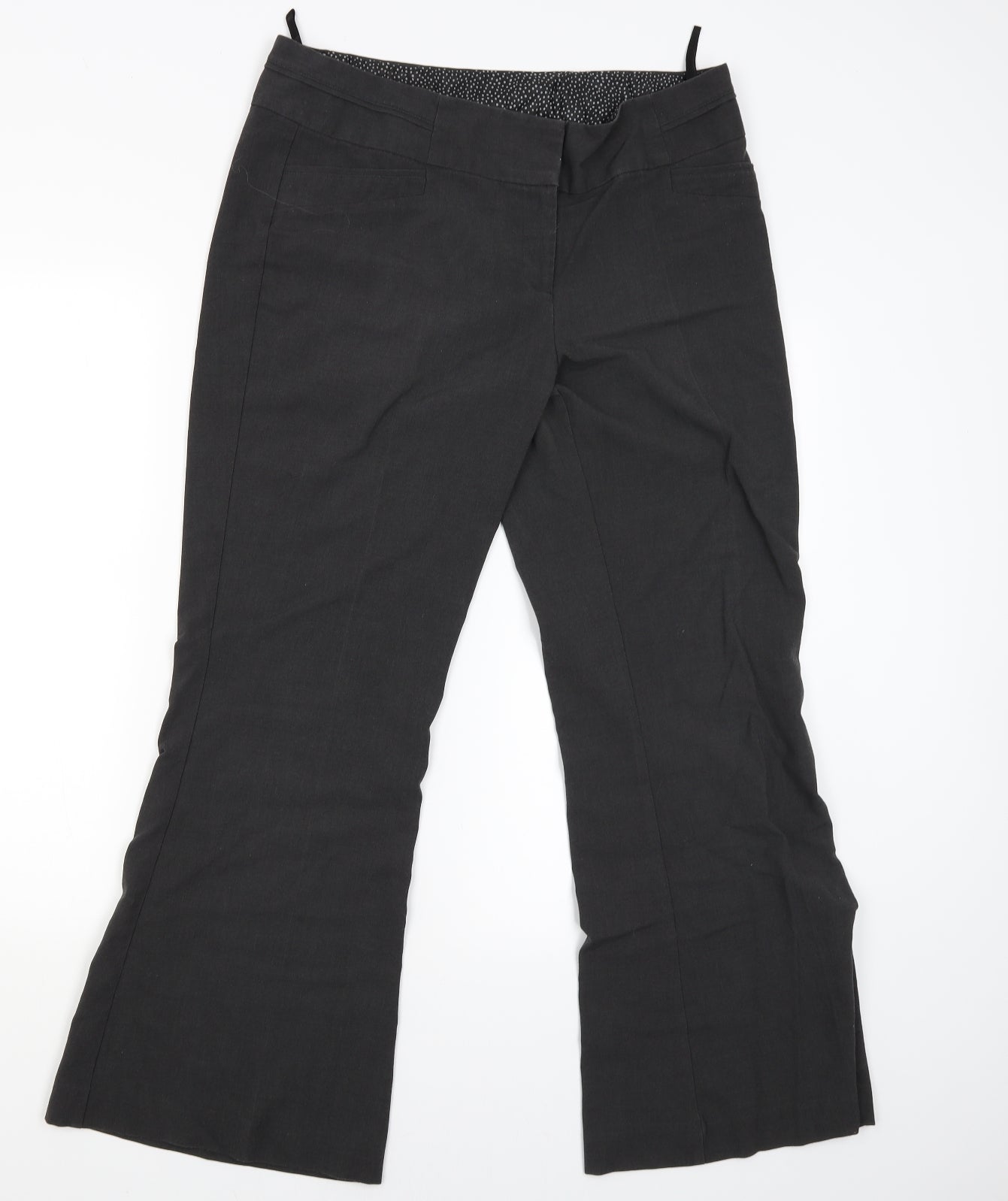 New Look Womens Grey   Trousers  Size 14 L27 in