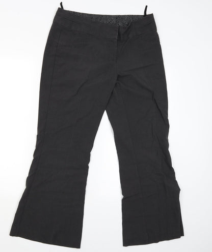 New Look Womens Grey   Trousers  Size 14 L27 in
