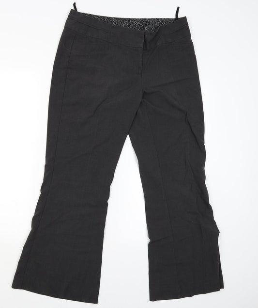 New Look Womens Grey   Trousers  Size 14 L27 in