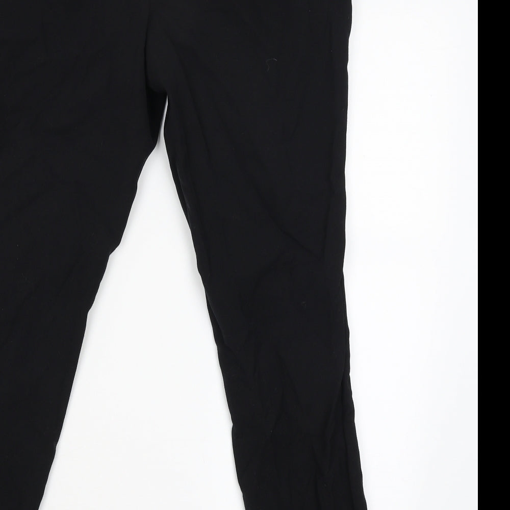 NEXT Womens Black   Trousers  Size 12 L28 in