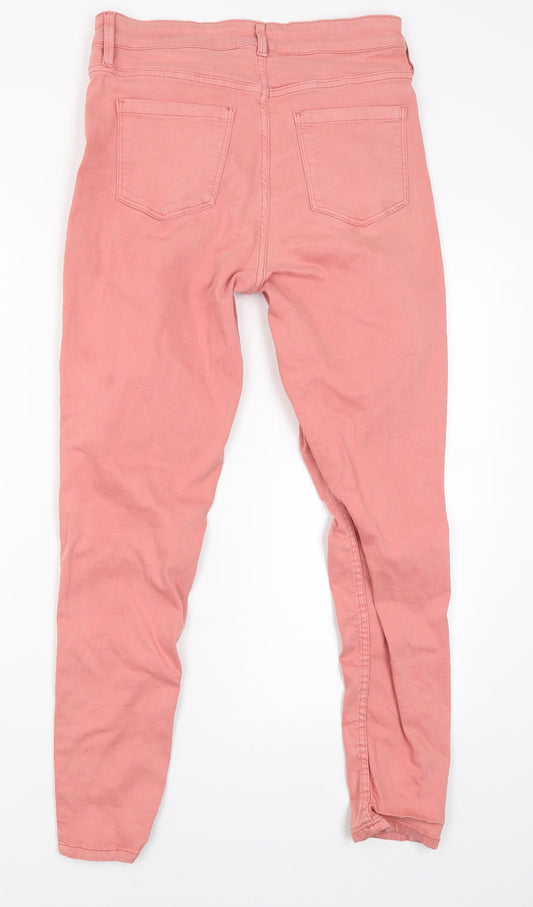 Oasis Womens Pink   Skinny Jeans Size 12 L26 in
